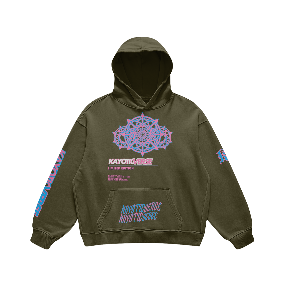 Dog World Pink Heat- Oversized Hoodie Super Heavyweight – KayoticVerse
